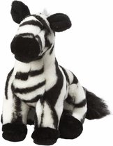 Zebra knuffeltje 18 cm - knuffeldier - Speelgoed dieren knuffels
