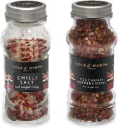Cole & Mason Aromatic Chilli Salt & Szechuan Pepper - H 14cm