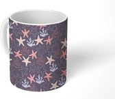 Mok - Design - Meisjes - Zeester - Mokken - 350 ML - Beker - Uitdeelcadeautjes
