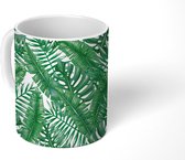 Mok - Patronen - Palm - Bladeren - Mokken - 350 ML - Beker - Uitdeelcadeautjes