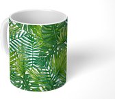 Mok - Bladeren - Palm - Patronen - Mokken - 350 ML - Beker - Uitdeelcadeautjes