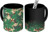 Magische Mok - Foto op Warmte Mokken - Koffiemok - Patronen - Jungle - Camouflage - Magic Mok - Beker - 350 ML - Theemok