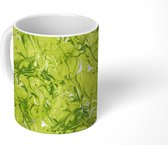 Mok - Jungle - Marmer print - Verf - Patronen - Mokken - 350 ML - Beker - Uitdeelcadeautjes