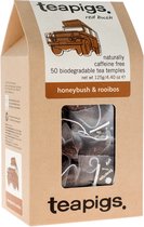 teapigs Organic Honeybush & Rooibos 50 Tea Bags - XXL pack (6 doosjes van 50 zakjes - 300 zakjes totaal)
