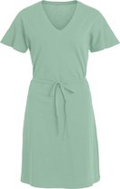 VIDREAMERS V-NECK DRESS/SU Dames jurk Grayed jade - Maat S