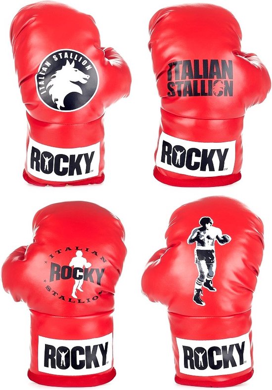 Rocky Box handschoenen - 25 cm - Rood - kinder bokshandschoenen - Speelgoed
