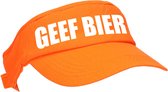 Oranje GEEF BIER zonneklep - Koningsdag - EK/ WK pet / sun visor