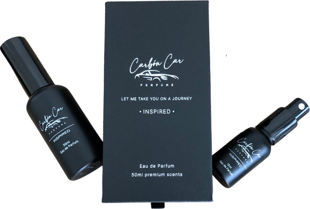 Goedkoopste Carbón Car Perfume INSPIRED (50ml) - autoparfum op basis van geurwetenschap - ENERGIE & MOTIVATIE - autoparfum - geurverfrisser