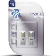 M-Tech LED W5W 12V - Basic 9x Led diode - Wit - Set