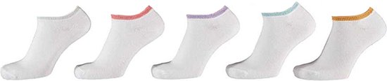 iN ControL 5pack sneakersocks WHITE 23/26