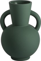 Gusta - Vaas - Groen - rubberlook - ø13,6x20,2cm