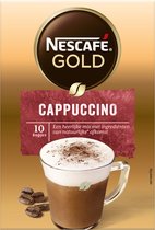 3x NESCAFE GOLD - Cappuccino - 10 zakjes per verpakking