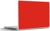 Laptop sticker - 10.1 inch - Rood - Kleur - Effen - 25x18cm - Laptopstickers - Laptop skin - Cover