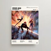 Spiderman Into the Spider-Verse Poster - Minimalist Filmposter A3 - Spider-Man Into the Spider-Verse Movie Poster - Spiderman Merchandise - Vintage Posters - 3