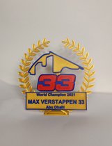 EXCLUSIEF! Overwinning Max Verstappen Abu Dhabi 2021 - wereldkampioen - world champion 2021 - 33 - Verstappen - max - Vaderdag - cadeau - formule 1 - redbull racing - f1 -