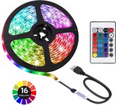 Oeing® - led strip 10 meter- led verlichting - met afstandsbediening - zelfklevend - RGBW