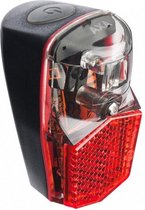 achterlicht Run Compact batterij led 62 x 37 mm zwart