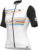 Ale Dames Fietsshirt Korte Mouwen PRS Logo - Wit - XL - Valt klein