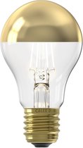 Calex - LED Kopspiegellamp 4W E27 180 - Goud - Dimbaar met Led Dimmer - (2 stuks)