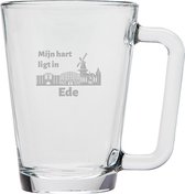 Gegraveerde theeglas 26cl Ede