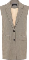 Pieces PCFARIBA VEST Dames Vest PEBBLE  - Maat XL