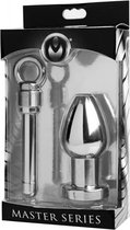 Arsenal Aluminum Tunnel Plug Removable core - Butt Plugs & Anal Dildos grey