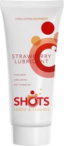 Strawberry Lubricant - 100 ml - Lubricants white,red