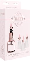 Clitoral & Nipple Pump Set Large - Rose Gold - Pumps pink