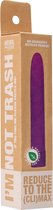 7" Vibrator - Biodegradable - Purple - Classic Vibrators purple