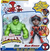 Spidey Amazin Friends - Miles Morales & Hulk Double Pack - Speelfiguren