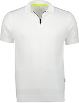 Hensen Polo - Slim Fit - Wit - 4XL Grote Maten