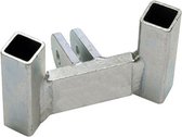 geleidebus Traditional 75 mm zilver