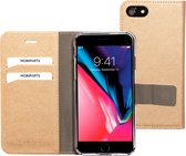 Apple iPhone SE (2022) Hoesje - Mobiparts - Saffiano Serie - Kunstlederen Bookcase - Copper - Hoesje Geschikt Voor Apple iPhone SE (2022)