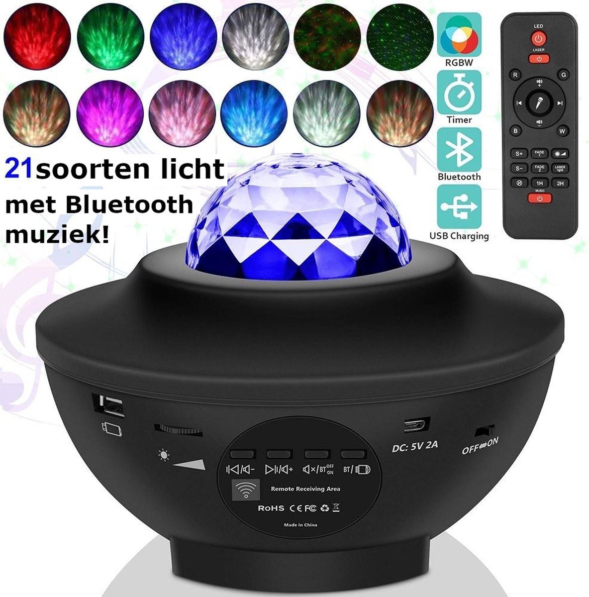 Sterrenhemel Projector - Galaxy Projector Verbeterde Versie