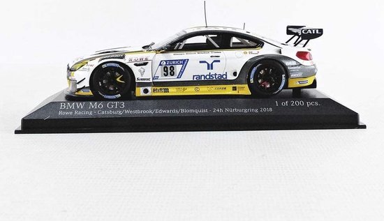 BMW M6 GT3 #98 Rowe Racing 24h Nürburgring 2018 - 1:43 - Minichamps - BMW