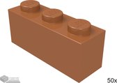 LEGO Bouwsteen 1 x 3, 3622 Donker oranje 50 stuks