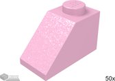 LEGO Dakpan 2x1, 3040 Fel roze 50 stuks
