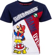 Super Mario t-shirt, shirt kinderen, Game Over, maat 98 ( 3 jaar )