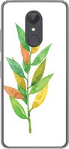 Geschikt voor Xiaomi Redmi 5 hoesje - Waterverf - Bladeren - Planten - Siliconen Telefoonhoesje