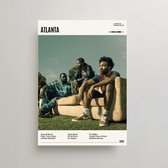 Atlanta Poster - Minimalist Filmposter A3 - Atlanta TV Poster - Atlanta Merchandise - Vintage Posters