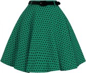 Paradisum Hearts Skirt Green . Dames Rokken - Dames Rokjes