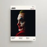 Joker Poster - Minimalist Filmposter A3 - Joker Movie Poster - Joker Merchandise - Vintage Posters - 2