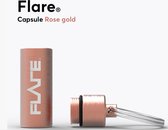 Flare audio CAPSULE - Spatwaterdichte aluminium sleutelhangercapsules om uw oordopjes veilig en gezond te houden.