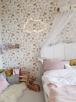 Roomblush - Behang Bloom - Beige - Vliesbehang - 200cm x 285cm