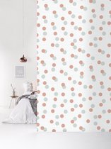 Roomblush - Behang Confetti - Bruingrijs - Vliesbehang - 200cm x 285cm
