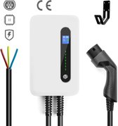 Ev Laadstation Kabel 32A Elektrische Voertuig Auto Charger Evse Wallbox Wall Mount Type 2 Kabel Iec 62196-2 niveau 2 240V 7.6KW 4.9 65 Recensies