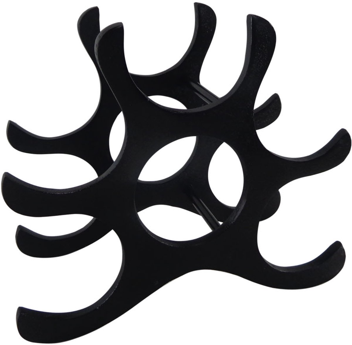 Deco4yourhome - Flessenrek - Metaal - Antiek Zilver