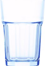 Longdrink - Longdrinkglas - Limonadeglazen - 12 x 8 cm - 365ml - Blauw - 4 Stuks