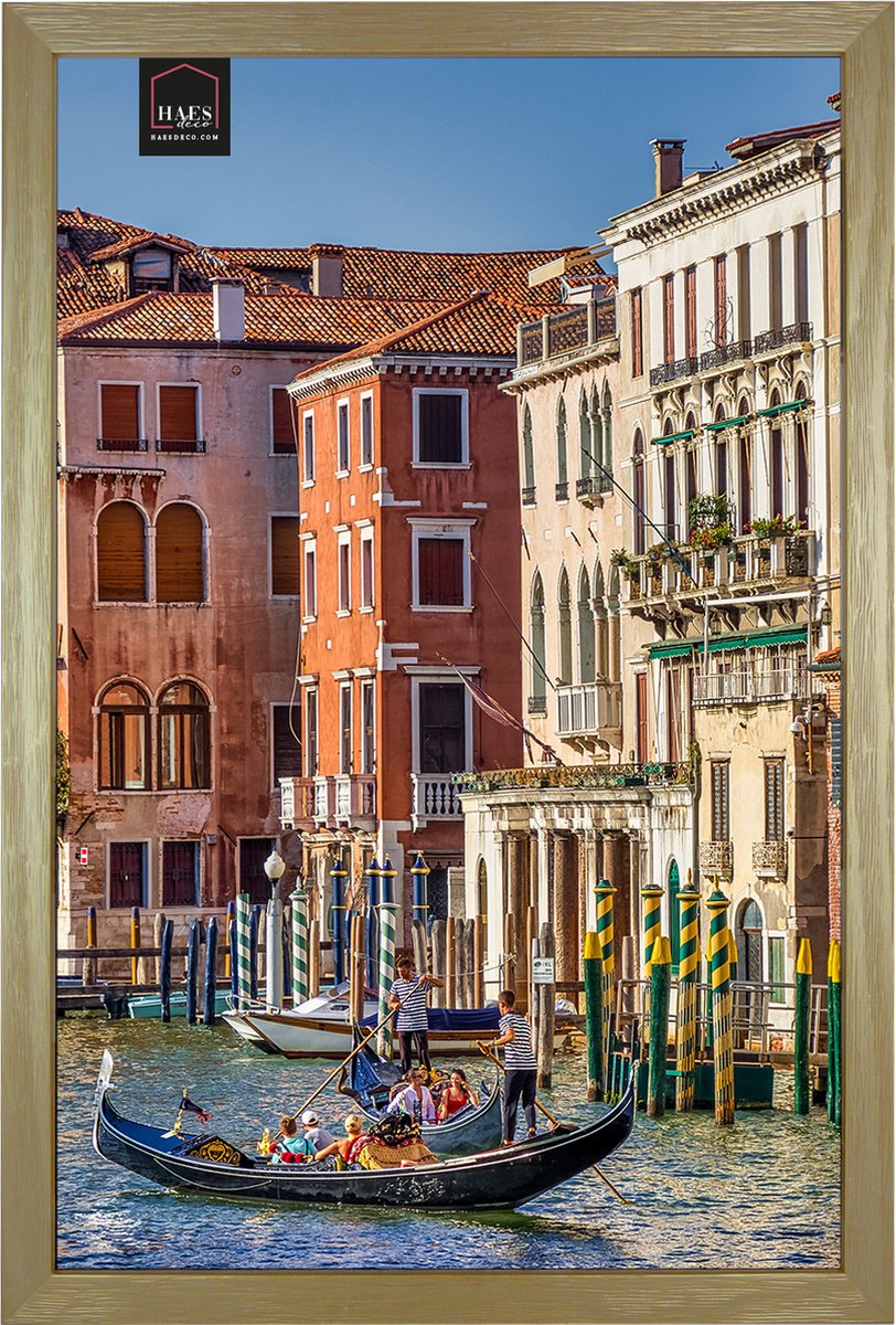 HAES DECO - Houten Fotolijst Venezia goud voor 1 foto formaat 20x30 -SP13230