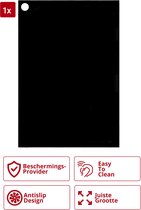 Inductie Beschermings Mat - stevige kwaliteit - 1x Rechthoekig 25x35cm - Koken tot 240 ºC - Antislip - Inductie Beschermer - Onderzetters Pannen - Panbeschermers - Inductie Pannen - Siliconen - Zwart